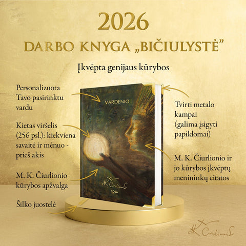 DARBO KNYGA „BIČIULYSTĖ 2026“: šviesos ir draugystės istorija + galimybė personalizuoti - COCO&CO