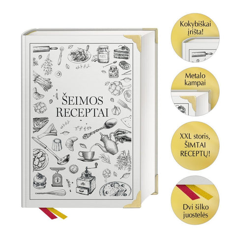 ŠEIMOS RECEPTAI – iš kartos į kartą perduodamų gardžiausių Jūsų šeimos receptų didžioji knyga - COCO&CO